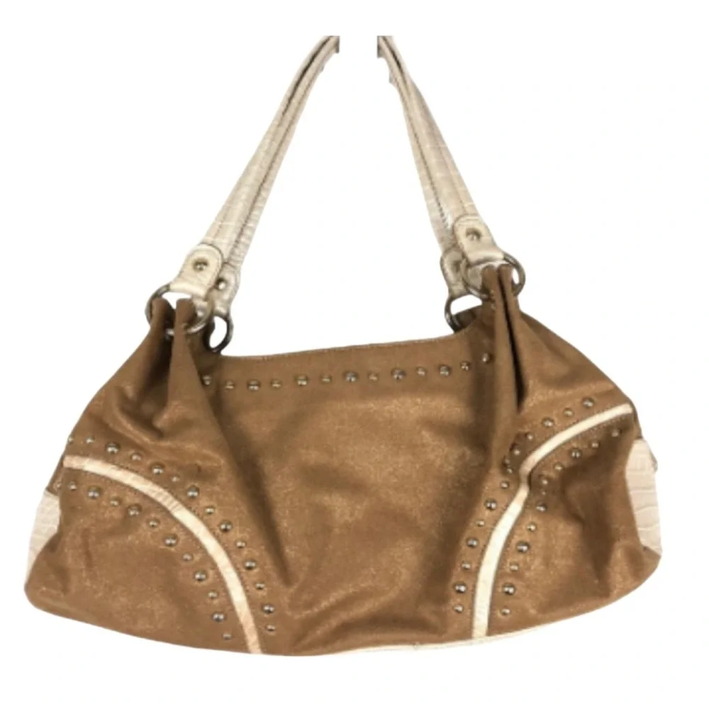 Vintage Mercer &‎ Madison Croc Print Shoulder Snap Purse Bag Y2K, Retro,
